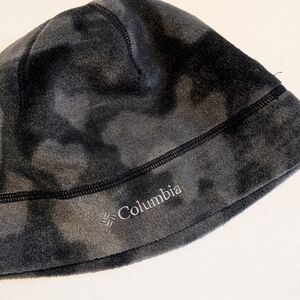 Columbia Youth Black and Gray Fleece Beanie-Omni-Heat Thermal Hat